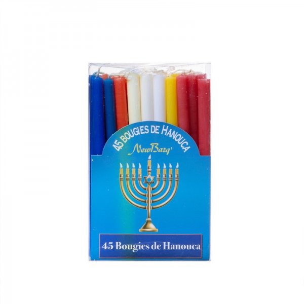 BOUGIES DE HANOUKA DELUXE - 45PCS